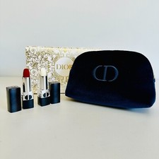 NEW IN BOX DIOR ROUGE COUTURE LIP ESSENTIALS 3-PIECE GIFT SET LIMITED EDITION