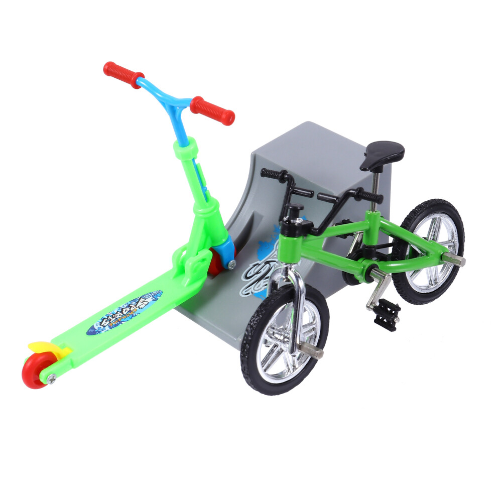 Finger Bike Finger Scooter Toy Finger Skateboard Toy Set Finger