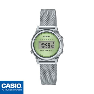 CASIO LA700WEM-3AEF LA700WEM-3  ORIGINAL Vintage MINI Round VERDE Mujer