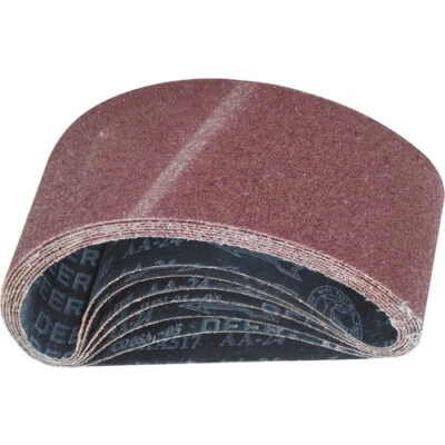 HERITAGE ABRASIVES LTD ABRASIVE SANDING BELT 40mm x 577mm - Various Grits - Al/Oxide, Zirconia, Ceramic