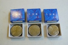 Lot of Three Kotobuki 2" Ikebana Flower Frogs - New in the Boxes