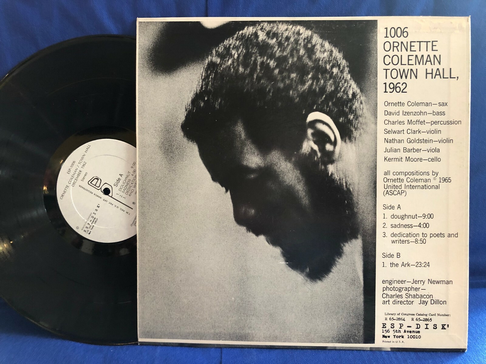 COLEMAN TOWN HALL ESP 1006 RE USA LP NEAR MINT eBay