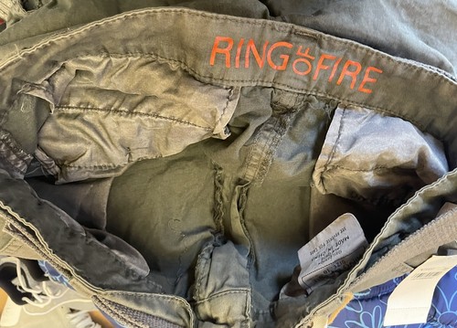 Ring Of Fire Youth Boys SIze 18 Gray Bobby Cargo Short NWT - Picture 9 of 10