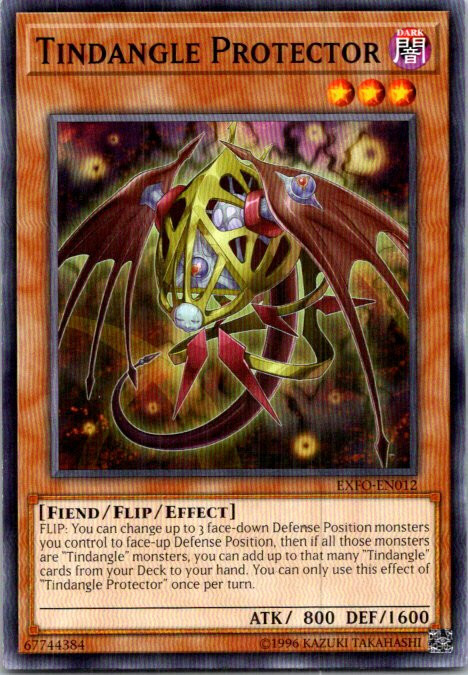 Tindangle Protector EXFO-EN012 Yu-Gi-Oh! Card Light Play Unlimited