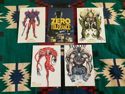 Zero Tolerance Collection, Strictly Limited Games set of 5 art cards, NEW