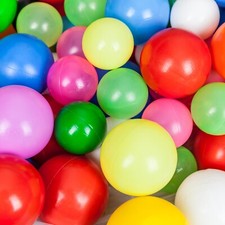 Palle plastica per piscina - gioco bambini - mix diverse forme e colori - 500 pz