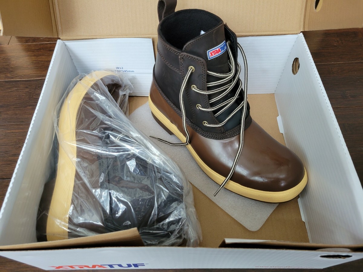 XTRATUF men’s 6” legacy lace brown boots Xtratuf Men main image 3