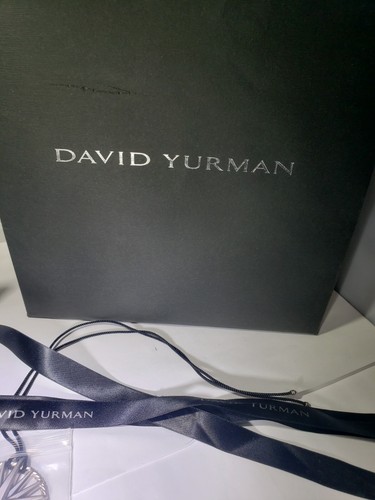 David Yurman .925 14KGoldCrossover Ring Size 6.5 Box,Necklace,PolishingCloth - Picture 4 of 17