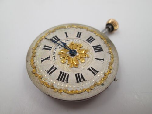 Máquina y esfera reloj de bolsillo Elias Freres Geneve. Remontoir. Nº 4801. 1905 - Imagen 4 de 7