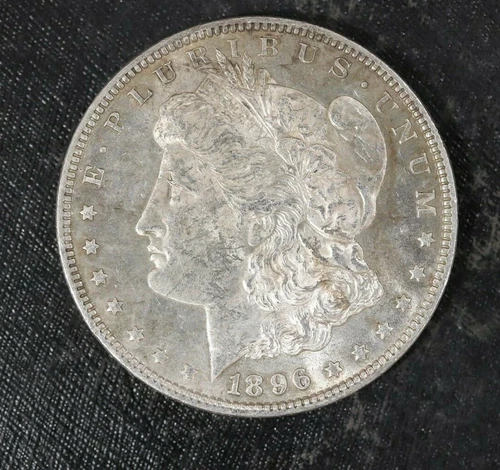 1896 - P Morgan Silver Dollar BU - L1H13