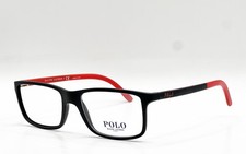 NEW POLO RALPH LAUREN PH 2126 5504 MATTE BLACK AUTHENTIC EYEGLASSES 53-16