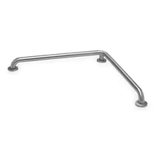 Encore Plumbing Gbs15-113030-Q Smooth L- Shaped Grab Bar, 30" L, Stainless