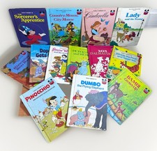 Walt Disney 13 x Childrens Vintage Story Hardback Books Joblot/ Bundle (gruby)