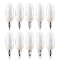 10 X Philips Softone Energiesparlampe Kerze 5W = 21W E14 190Lm Warmweiß 2700K