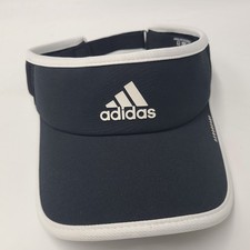 Adidas Visor Hat Strapback Black White Aeroready Golf Performance Casual Men
