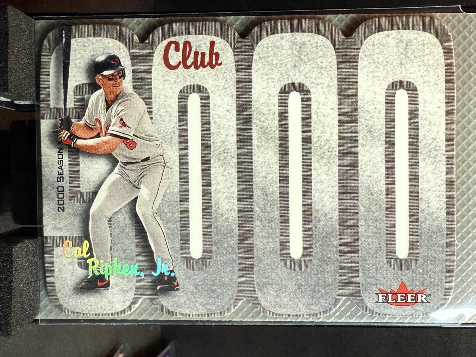 2000 Fleer Mystique Cal Ripken, Jr. Baltimore Orioles 3000 Club
