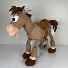 Disney Toy Story Bullseye Horse Plush 15" Brown Tan Stuffed Animal "ANDY"