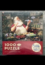 SEALED Cobble Hill Santa Painting Cars 1000 Piece Puzzle Christmas - Brand New