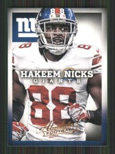 2013 Absolute Retail #65 Hakeem Nicks New York Giants 51593