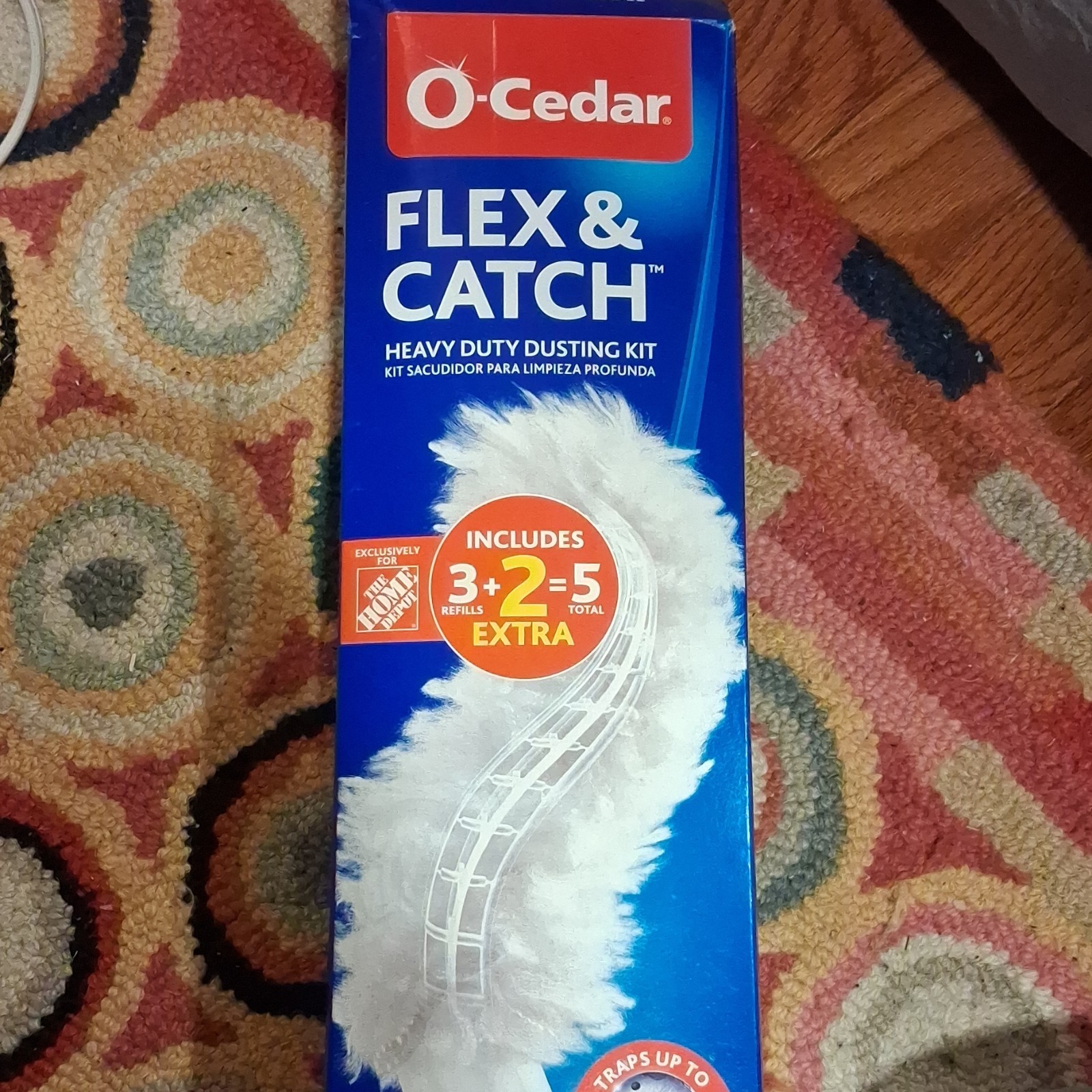 O-Cedar Flex & Catch Duster Kit, Microfiber, Extendable, 5 R