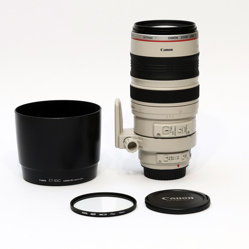 Canon EF 100-400mm 100-400 mm f/4.5-5.6L IS USM Lens + Hoya 77 mm NXT UV filter