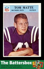 1966 Philadelphia #19 Tom Matte   EX X3824914