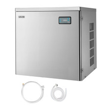 450lb/Day Commercial Ice Maker Head SS Self-Clean Adjustable