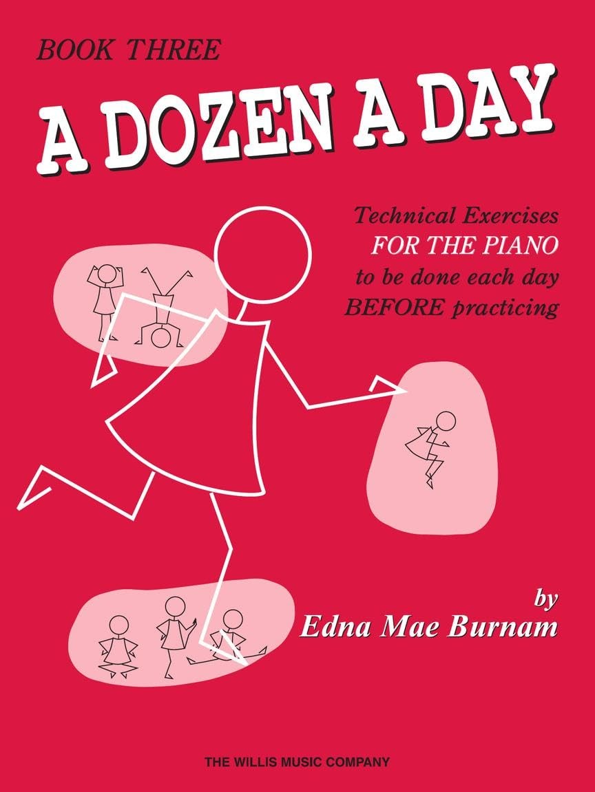 Edna Mae Burnam A Dozen a Day Book 3 for Piano Students