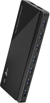 TP-Link Powered USB Hub 3.0 with 7 USB 3.0 Data Ports and 2 Smart Charging USB P