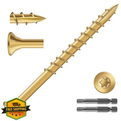 SG TZH #9 x 2-1/2'' Deck Screws Tan 186 pcs