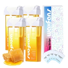 Roll On Wax Refill,Waxing Roller Refill for Hair Removal,100% Natural,Quick M...