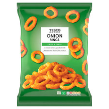 Tesco Onion Ring Snacks 150G X 5