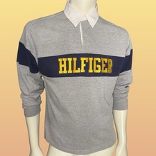 Vintage Tommy Hilfiger Y2K Embroidered Youth Rugby Polo Shirt