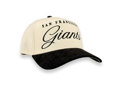 San Francisco Giants Suede Visor MLB New Era Cap 9FORTY A-Frame Snapback Hat