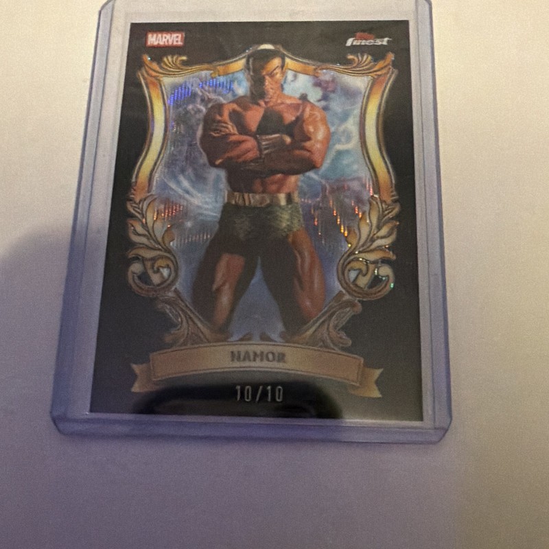 Topps 2026 Finest Fantastic Four 65th Anniv Namor Astonishing AS-09 Black 10/10