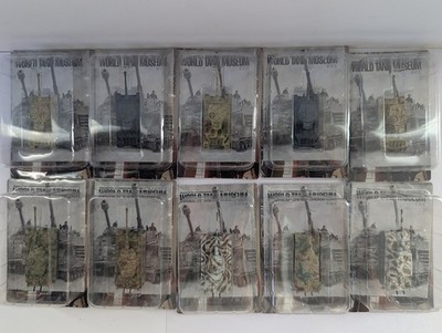 Takara World Tank Museum WTM 1/144 German Tiger Heavy Tank Lot of 10 Figure Japa