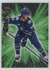 2024 Upper Deck Fleer Ultra Power Green Achievement 19/50 Elias Pettersson 1dd3