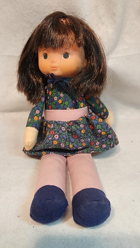 Vintage 1978 Fisher Price 243 My Friend Doll With Outfit, Brown Hair