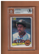Chet Lemon AUTOGRAPHED 1983 DONRUSS BASEBALL CARD SIGNED DETROIT TIGERS BECKETT