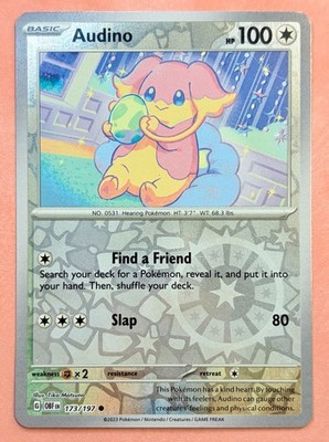 Audino~ Cute Pink Pokemon Cards~ Pretty in Pink & Pastel Gallery~ Cute Pokemon