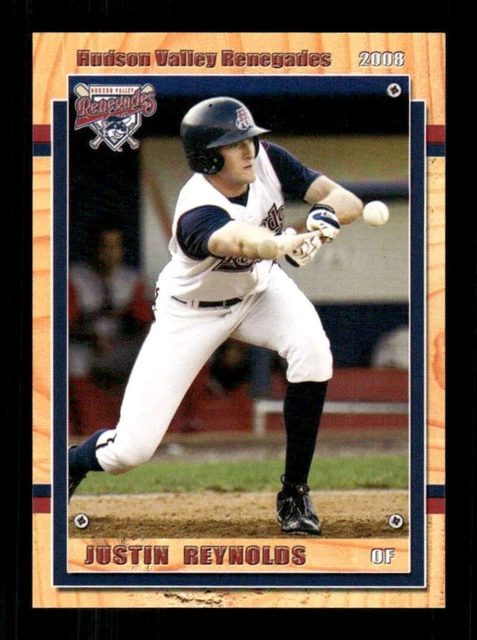 2008 Grandstand Hudson Valley Renegades Justin Reynolds BXCP30