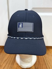 Johnnie-O Golf Hat Rope PGA Surfer USA Performance Adjustable Cap Strapback NWT