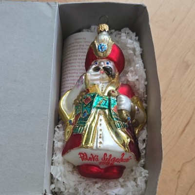 Kurt S. Adler Polonaise Szlachcic Polish Nobleman 1996 Hand Blown Glass