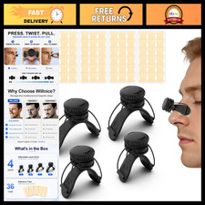 Adjustable Nasal Strips with 36 Tabs for Better Breathing, Sleep Congestion Re