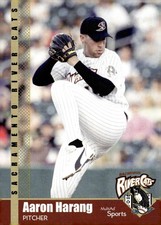 2002 MultiAd Sacramento River Cats #17 Aaron Harang
