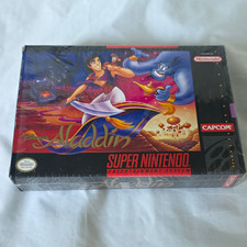 SNES Nintendo Aladdin CIB Excellent Condition 100% Tested
