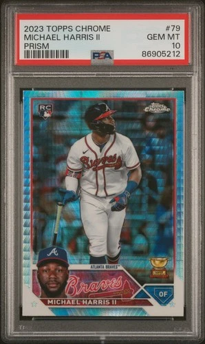 Michael Harris II 2023 Topps Chrome Michael Harris II #79 Refractor