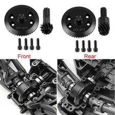FLYXM Steel Front/Rear Differential 47T+12T Diff Gear for Mini Maxx RC 1/16 Cars