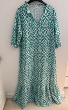 Women Boho Maxi Dress Ladies Summer Holiday Beach Swing Kaftan Sundress XL