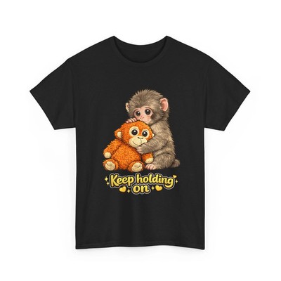 Punch Monkey Shirt, Punch Monkey with Teddy Bear Monkeys Lovers T-Shirt